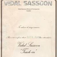 VIDAL SASSOON