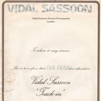 VIDAL SASSOON